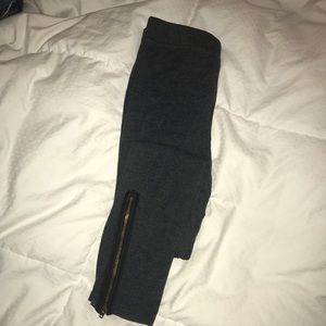 Gray High Waisted Leggings